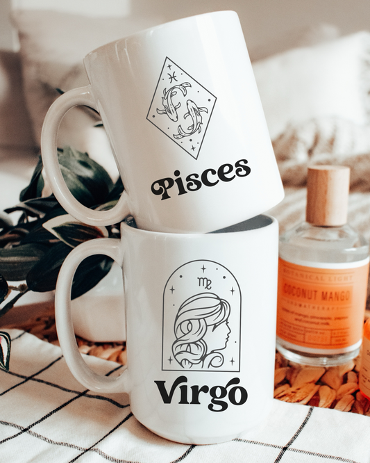 Minimalist Horoscope Ceramic Mug