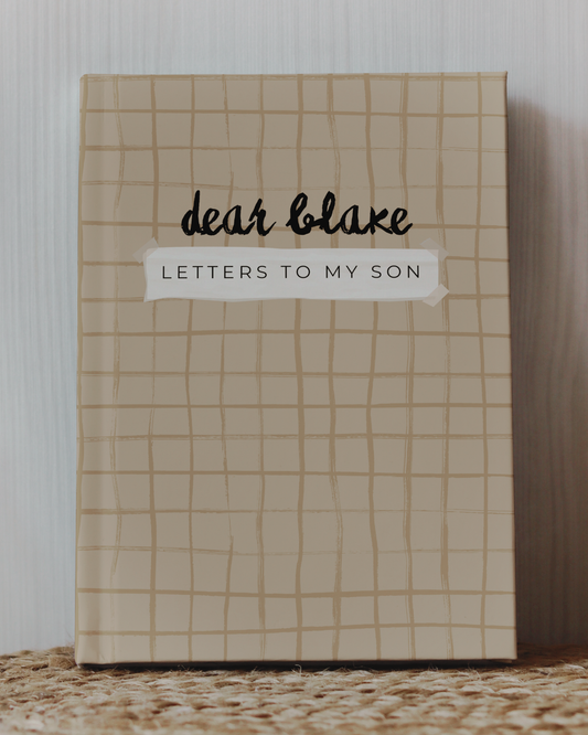 Dear Blake: Letters to My Son Journal *PERSONALIZE*