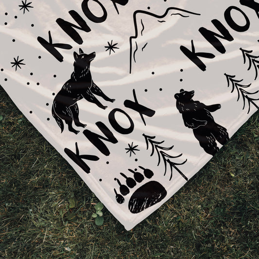 Wilderness Dreams Plush Blanket *Personalized*