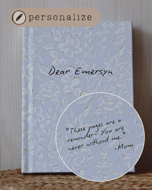 Delicate Floral Memory Journal *PERSONALIZE*