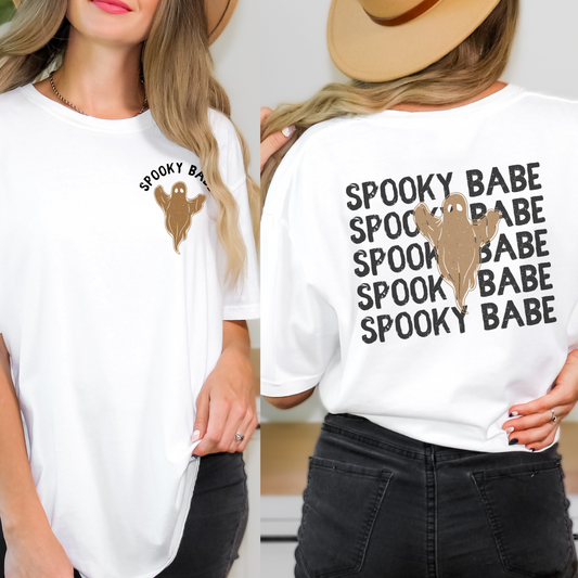 Spooky Babe Vintage Ghost Tee