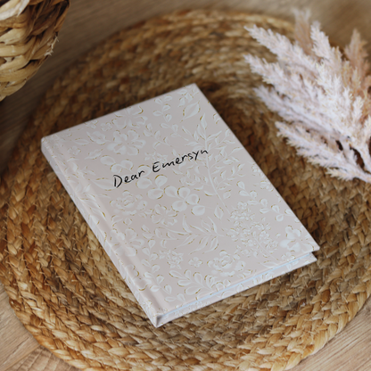 Delicate Floral Memory Journal