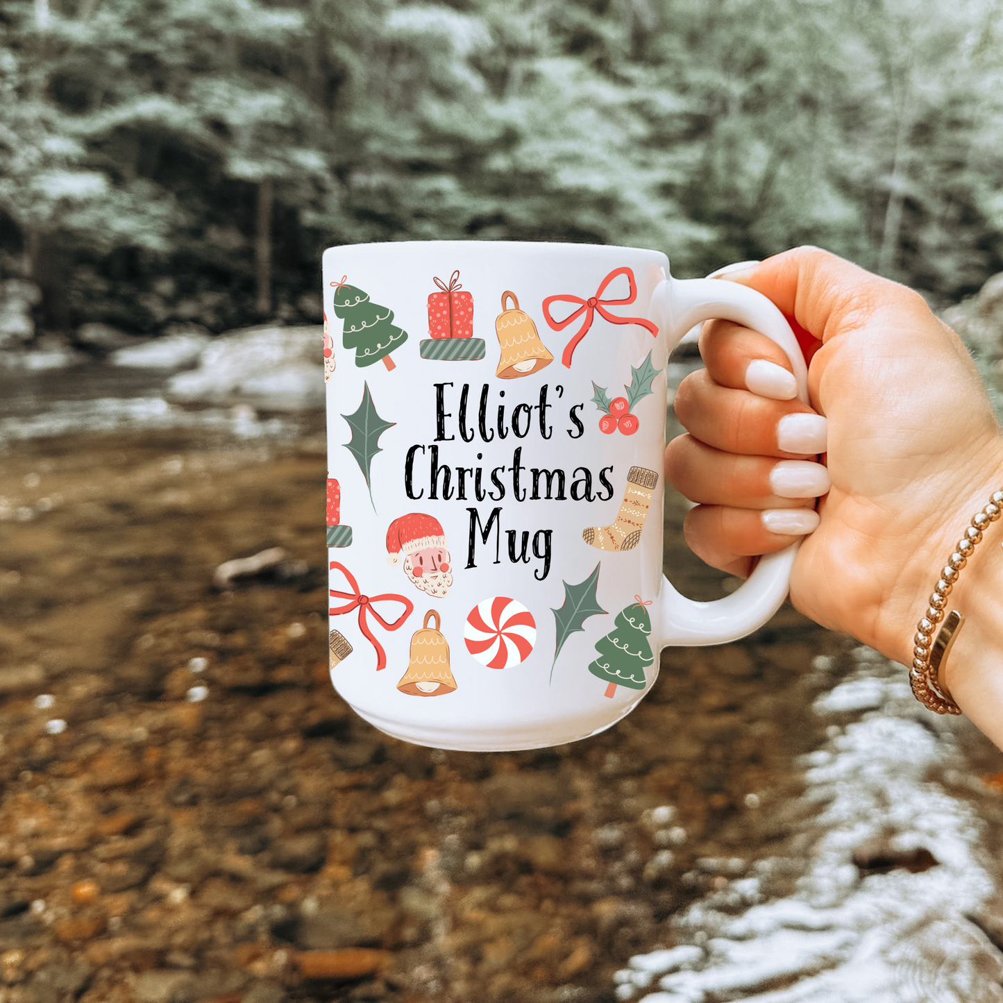 Personalized Kids Classic Christmas Mug