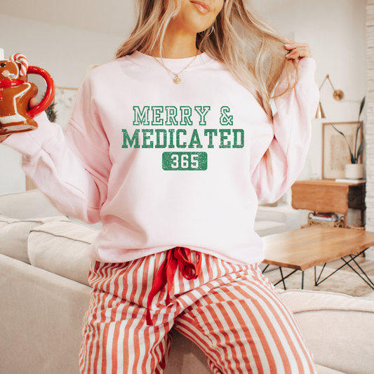 Merry & Medicated Crewneck