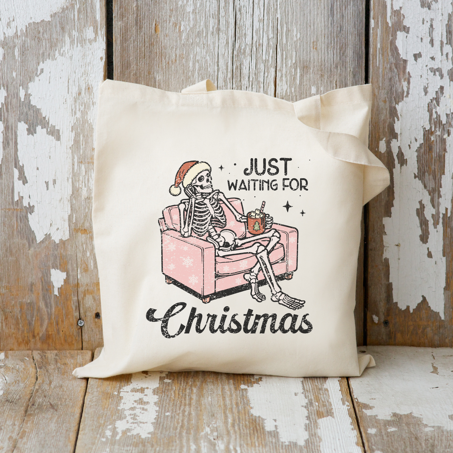 Waiting For Christmas Tote