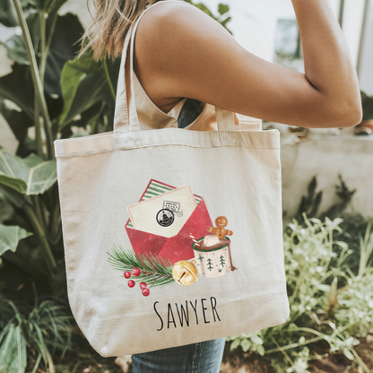 Personalized Christmas Tote