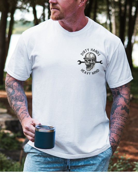Dirty Hands Heavy Minds Comfort Colors Tee