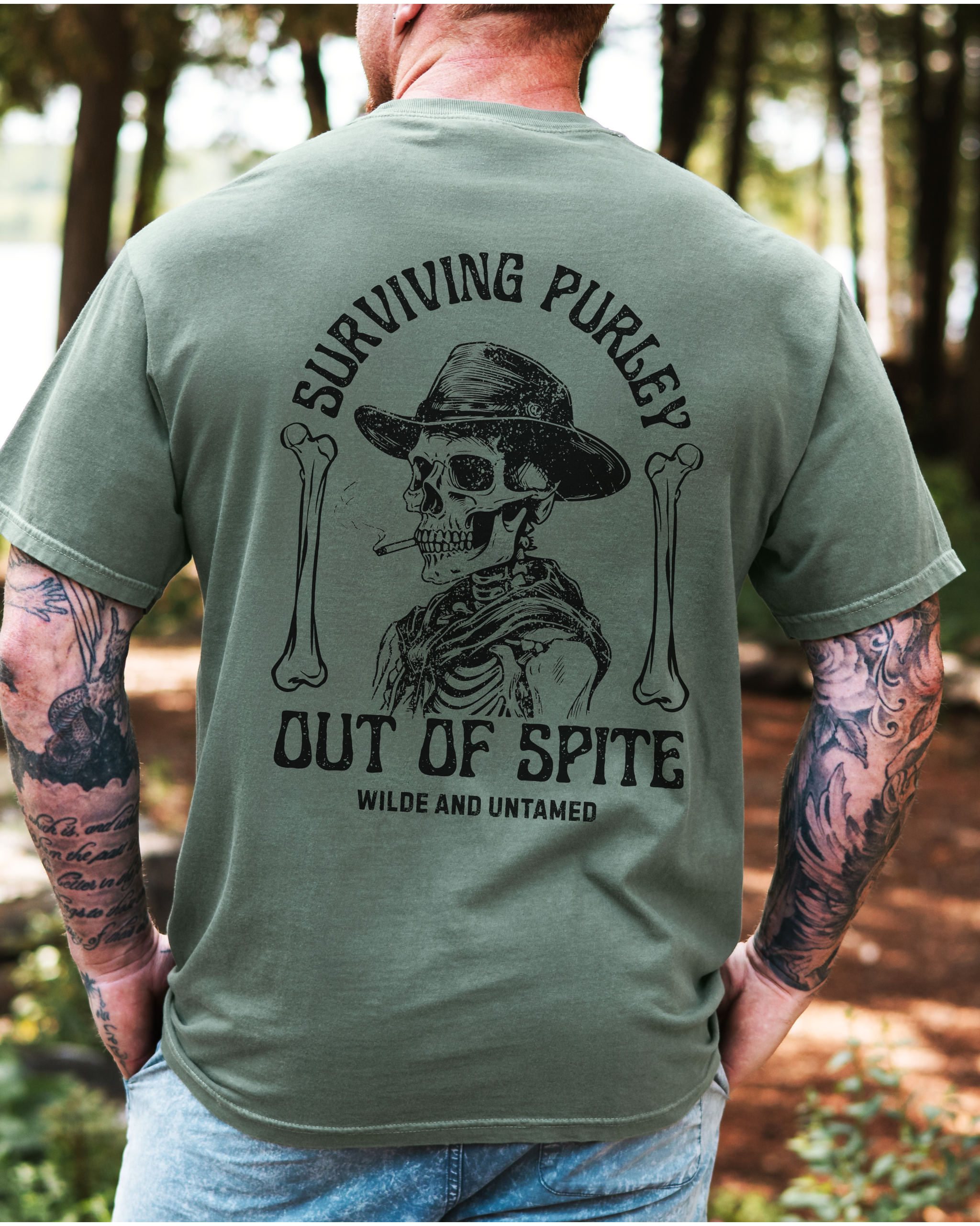 Surviving Purely Out Of Spite Comfort Colors Tee