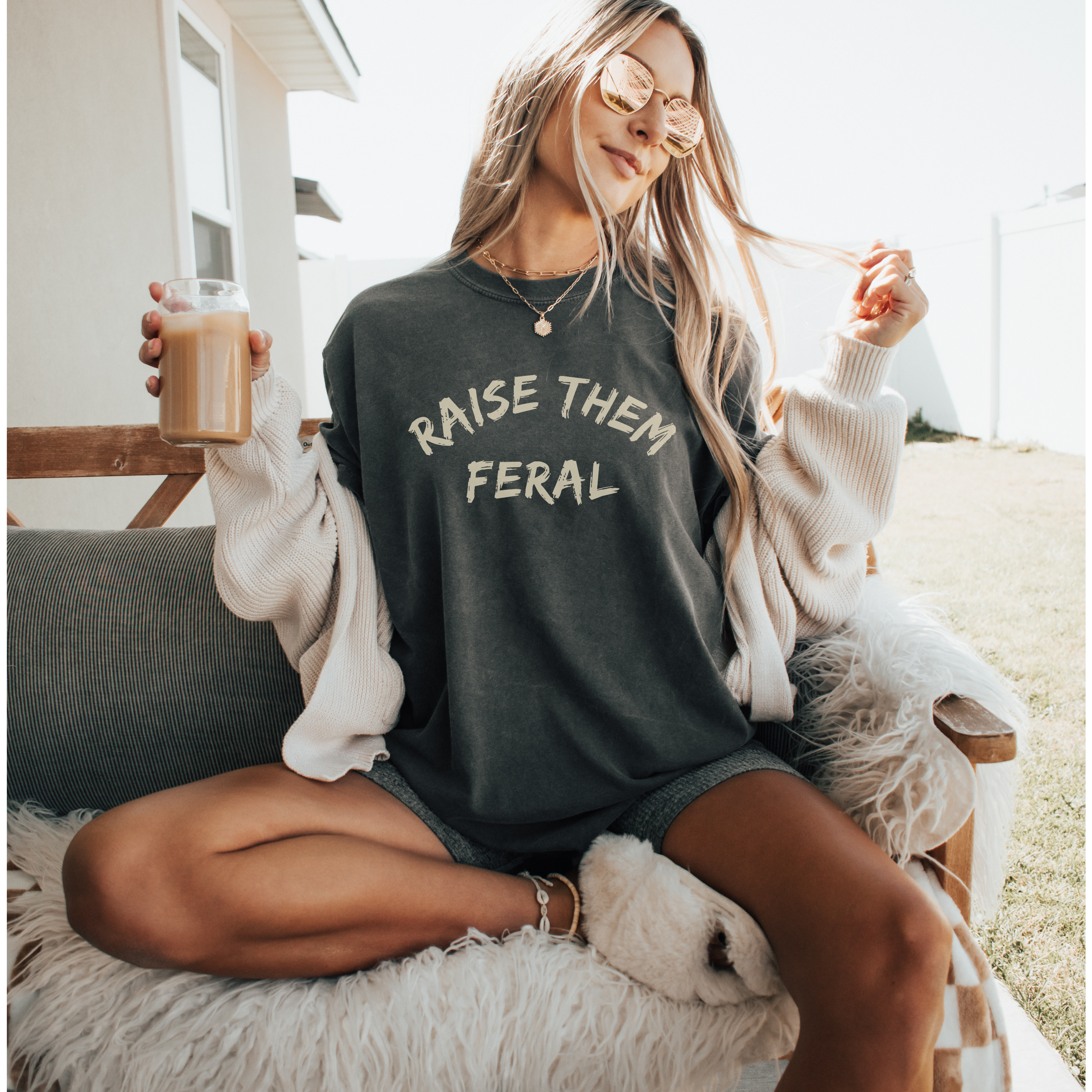 Raise Them Feral Mom Tee