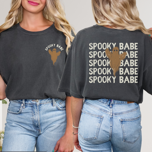 Spooky Babe Vintage Ghost Tee