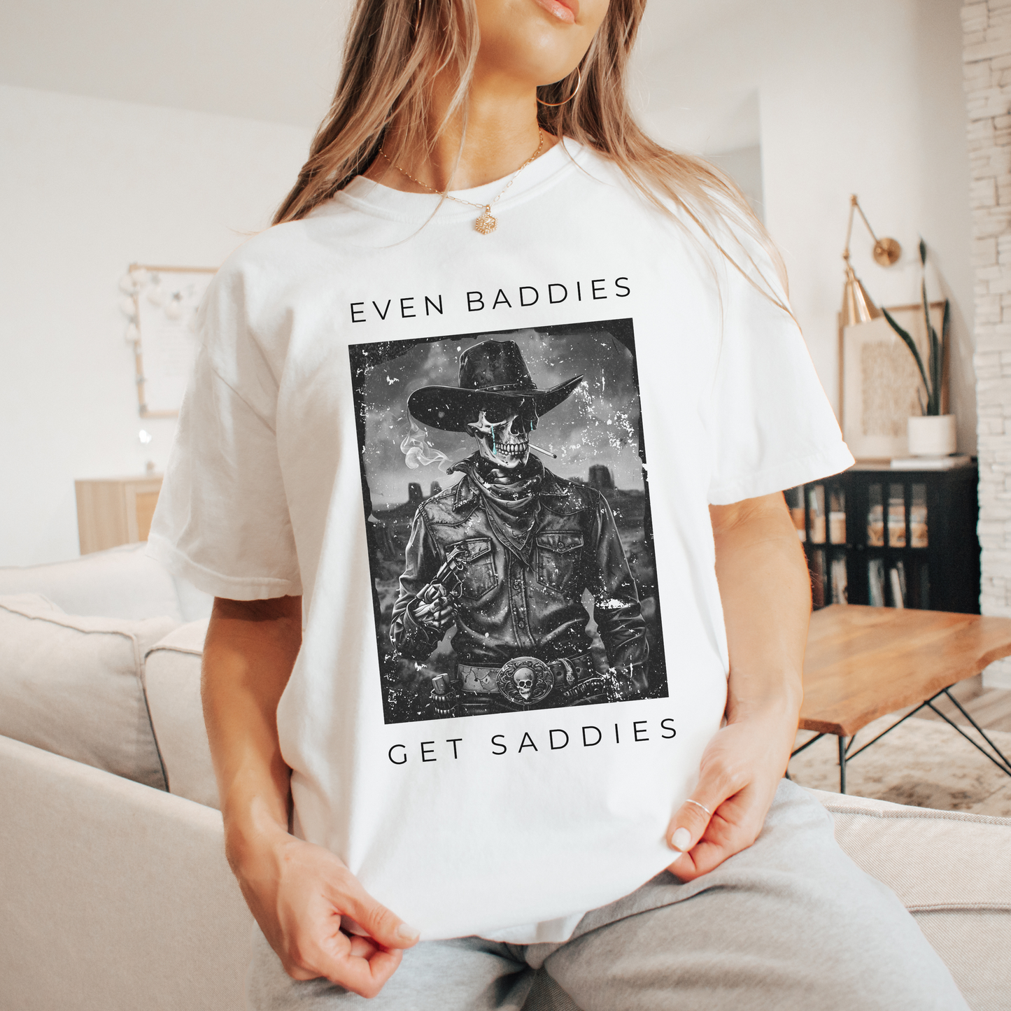 Even Baddies Get Saddies Tee